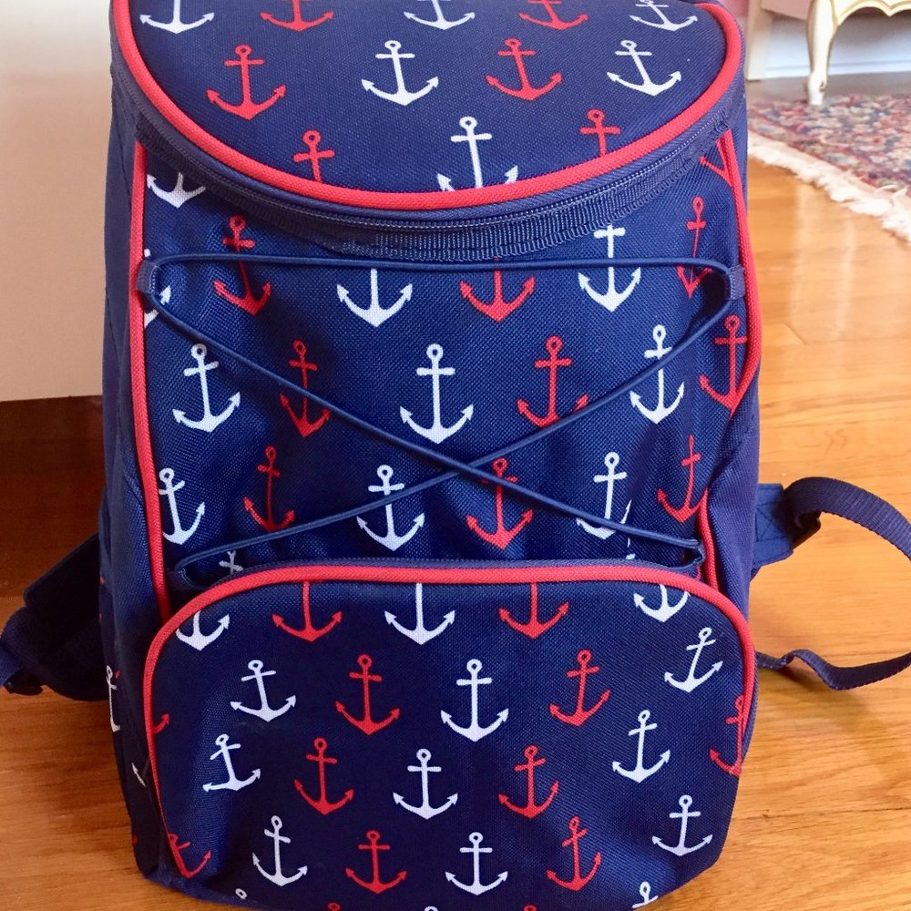 Picnic Time Blue Navy PTX Cooler Backpack, Great Condition !